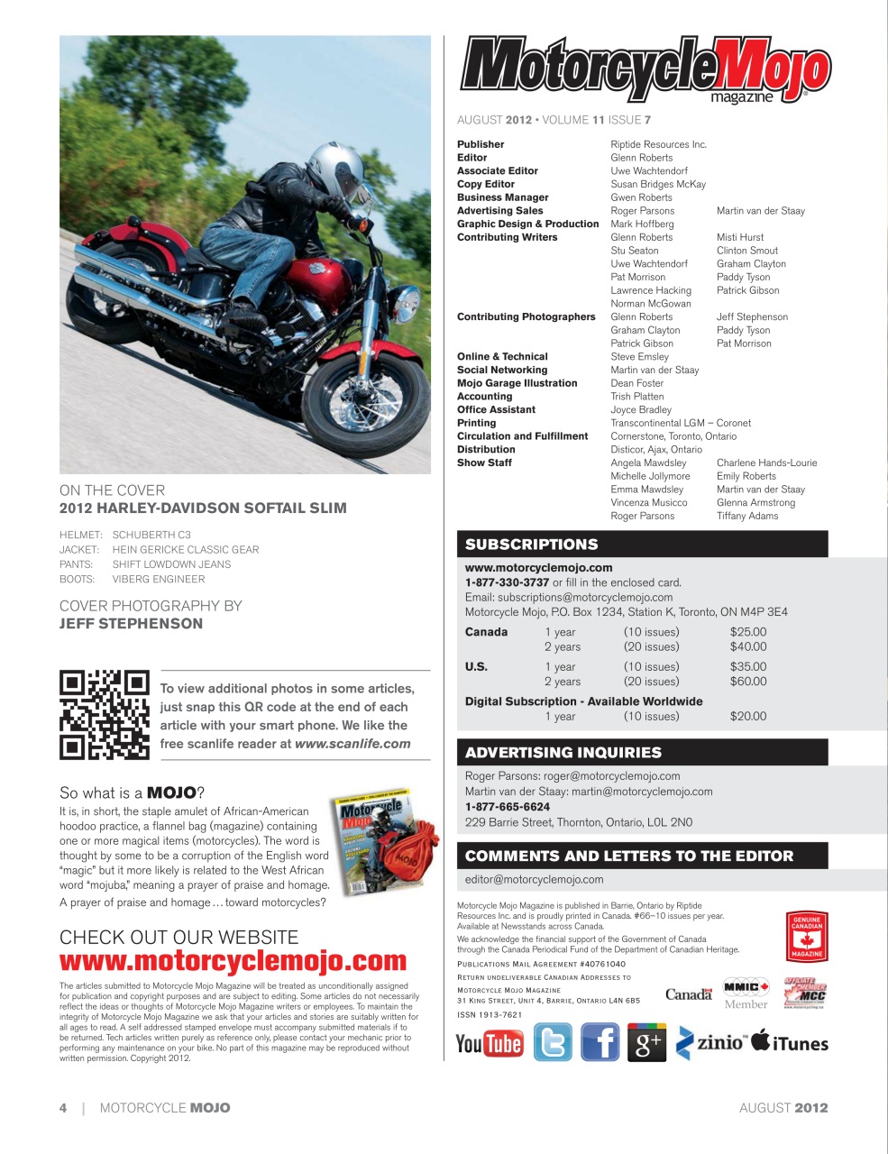 Motorcycle Mojo Preview Pages