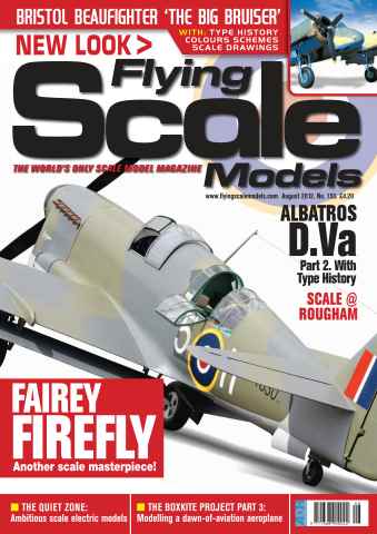 Flying Scale Models issue August 2012