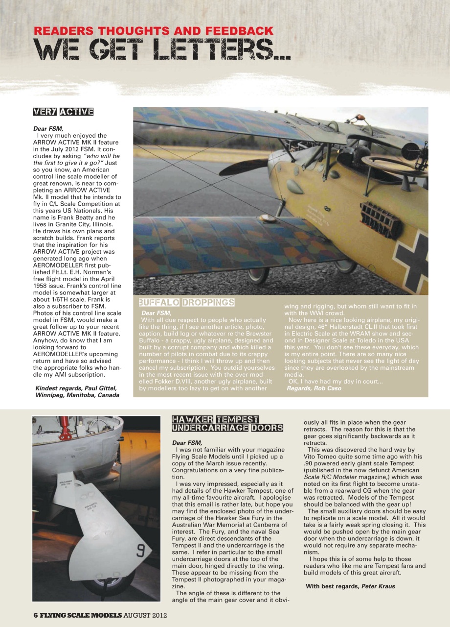 Flying Scale Models Preview Pages
