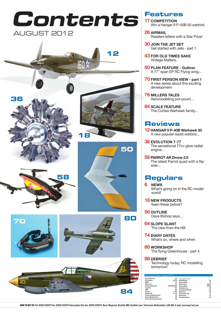 Radio Control Model Flyer Preview Pages