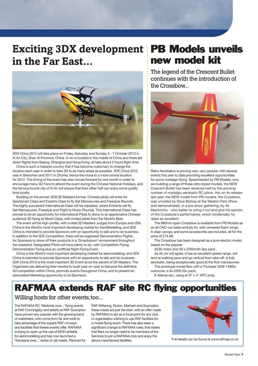 Radio Control Model Flyer Preview Pages