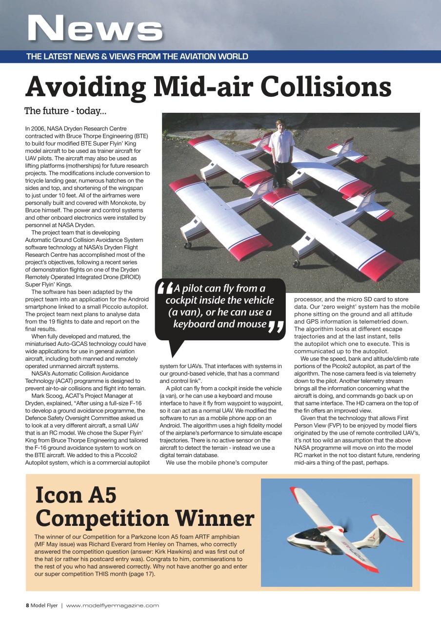 Radio Control Model Flyer Preview Pages