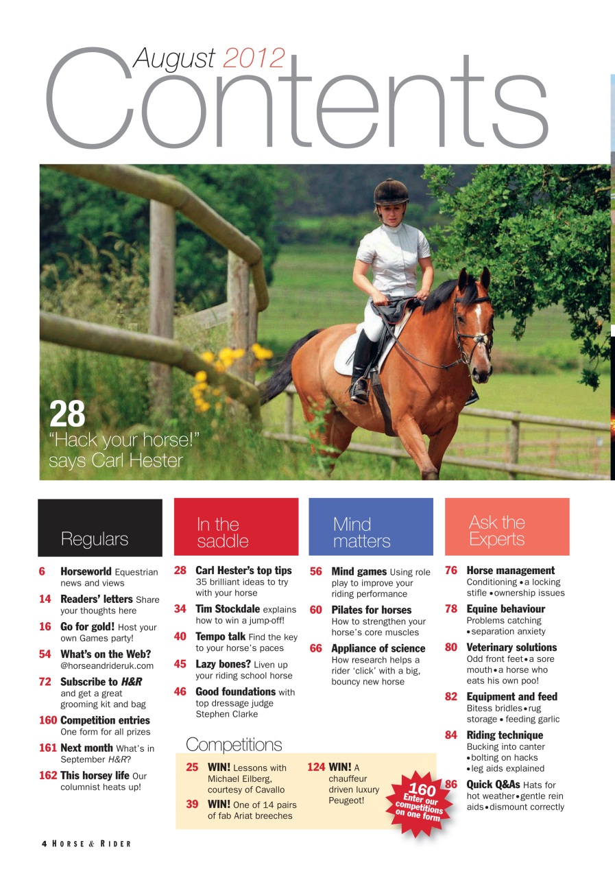 Horse&Rider Magazine - UK equestrian magazine for Horse and Rider Preview Pages