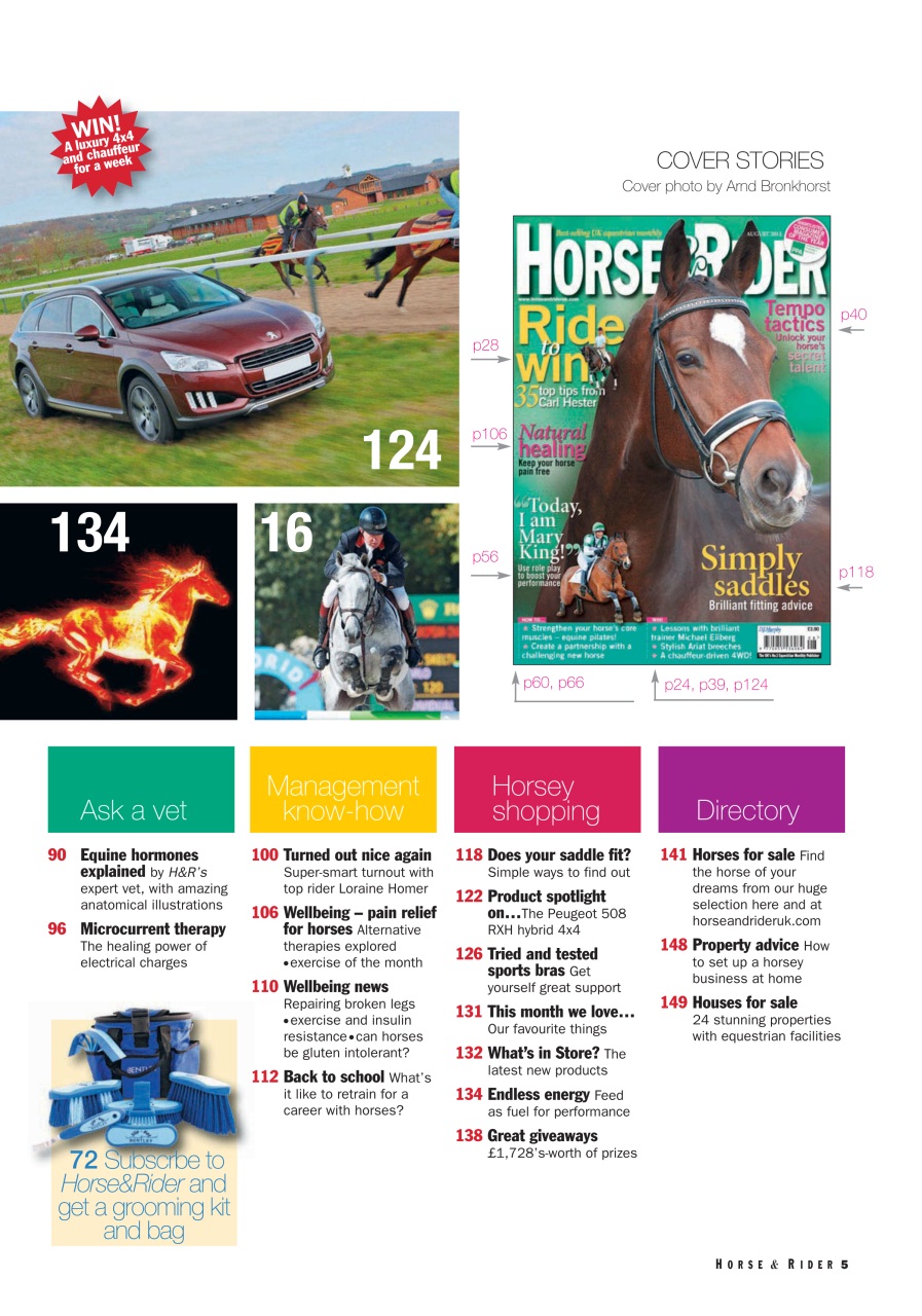 Horse&Rider Magazine - UK equestrian magazine for Horse and Rider Preview Pages