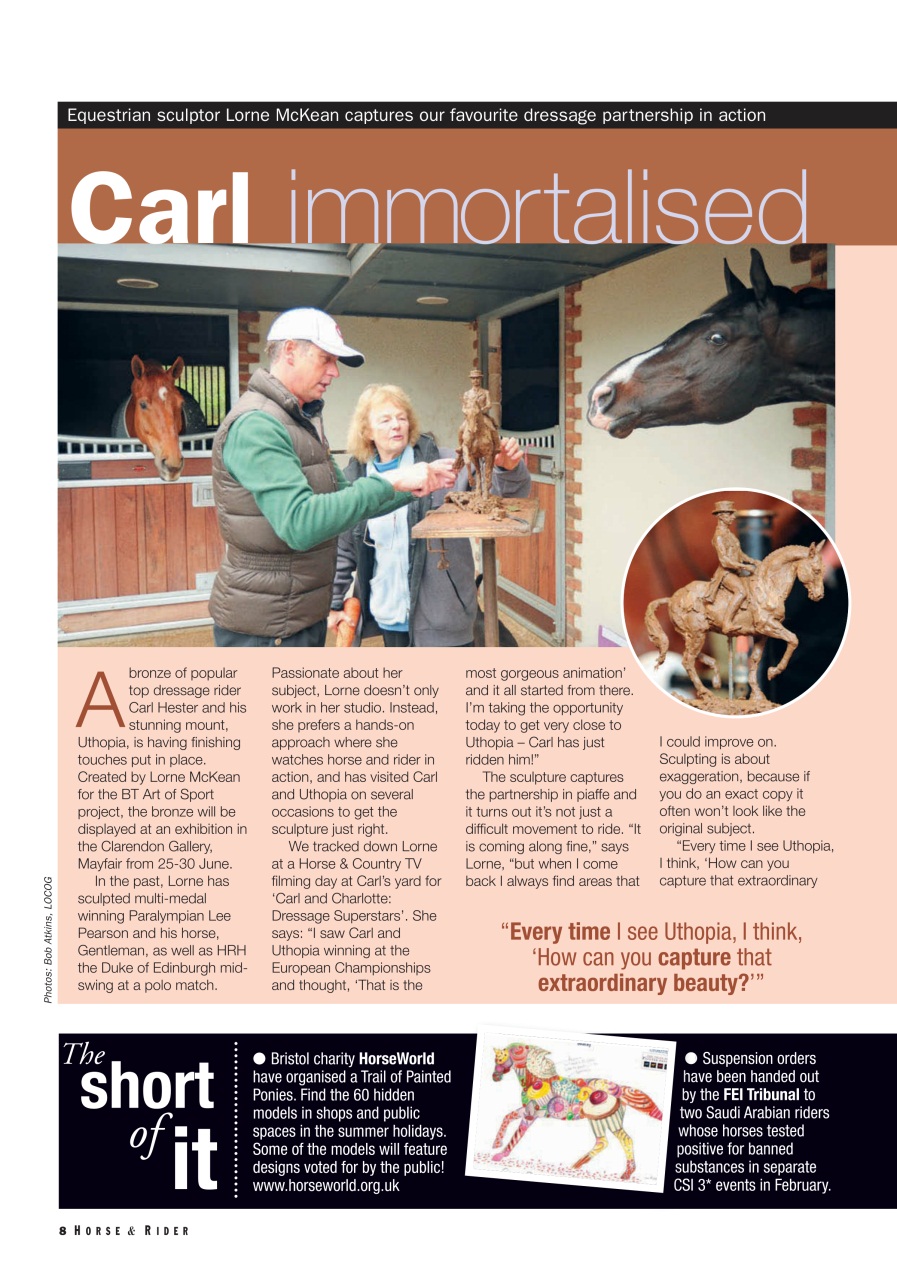 Horse&Rider Magazine - UK equestrian magazine for Horse and Rider Preview Pages