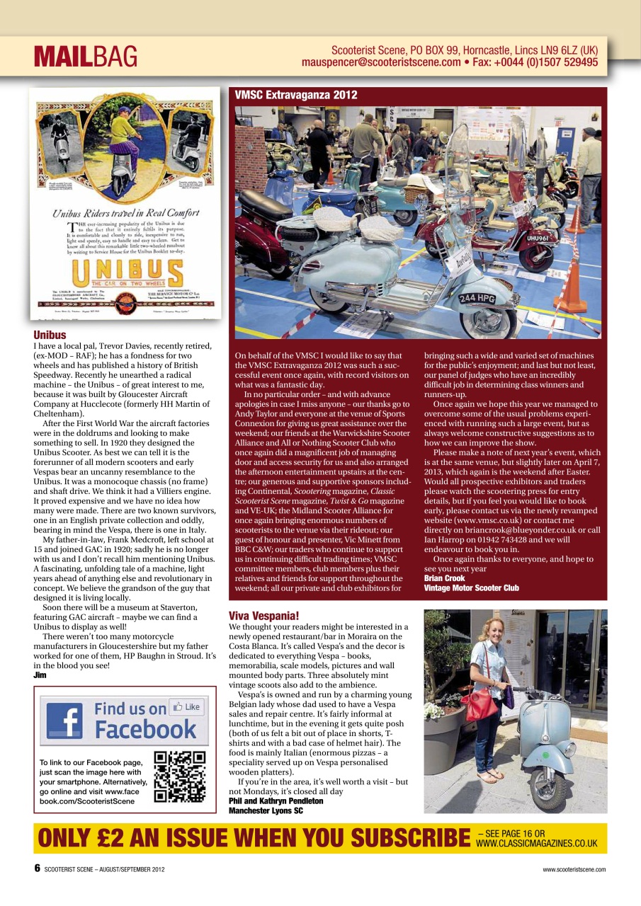 Classic Scooterist Preview Pages