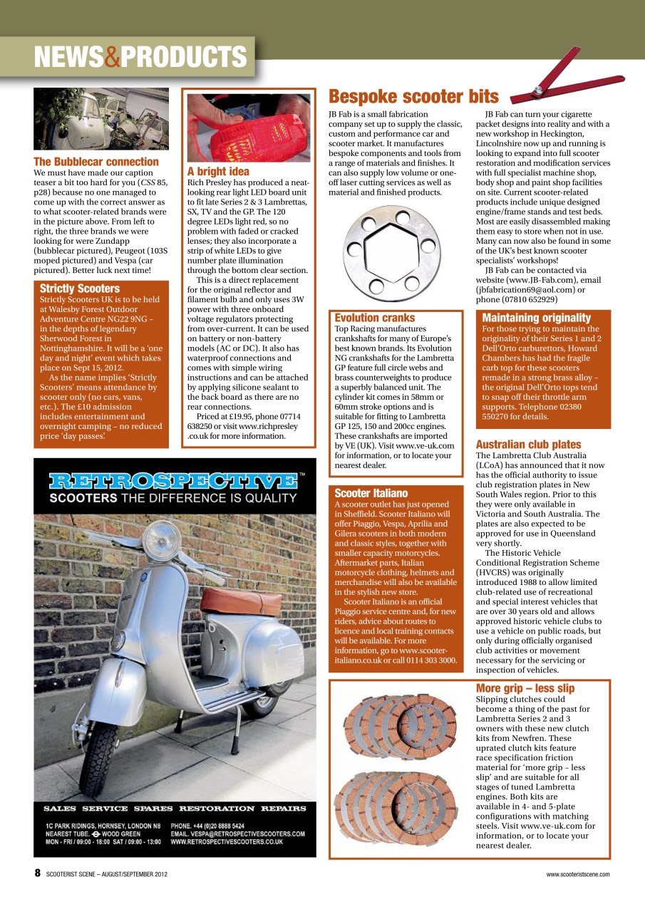 Classic Scooterist Preview Pages