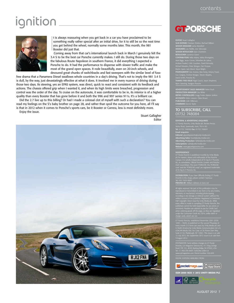 GT Porsche Preview Pages