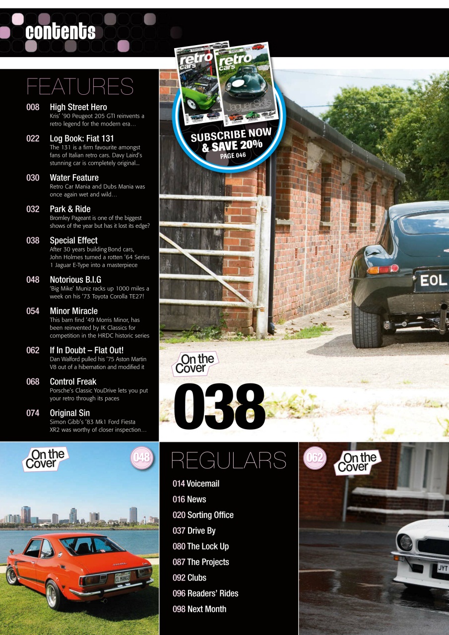 Retro Cars Preview Pages