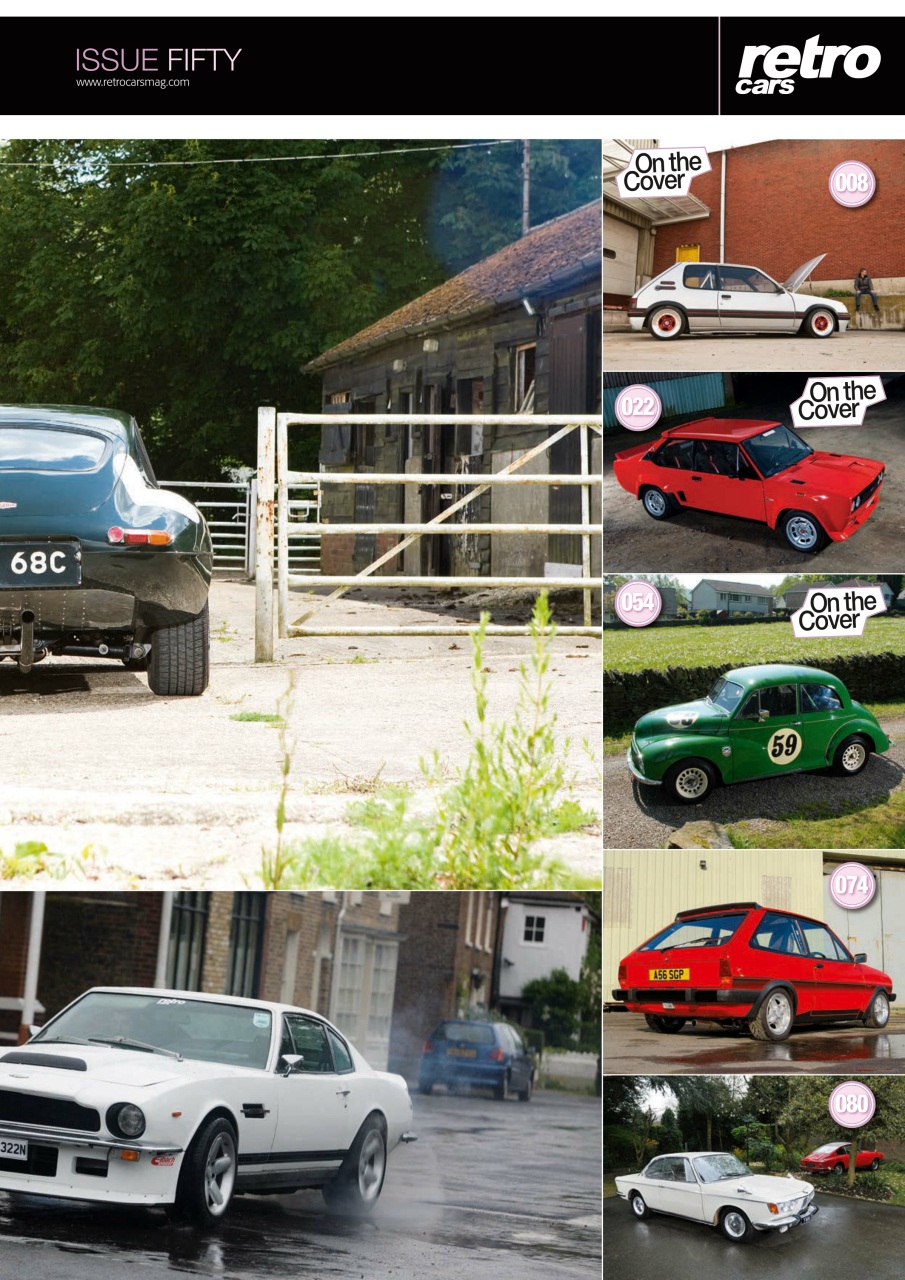 Retro Cars Preview Pages