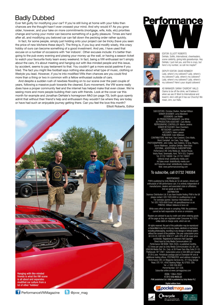 Performance VW Preview Pages