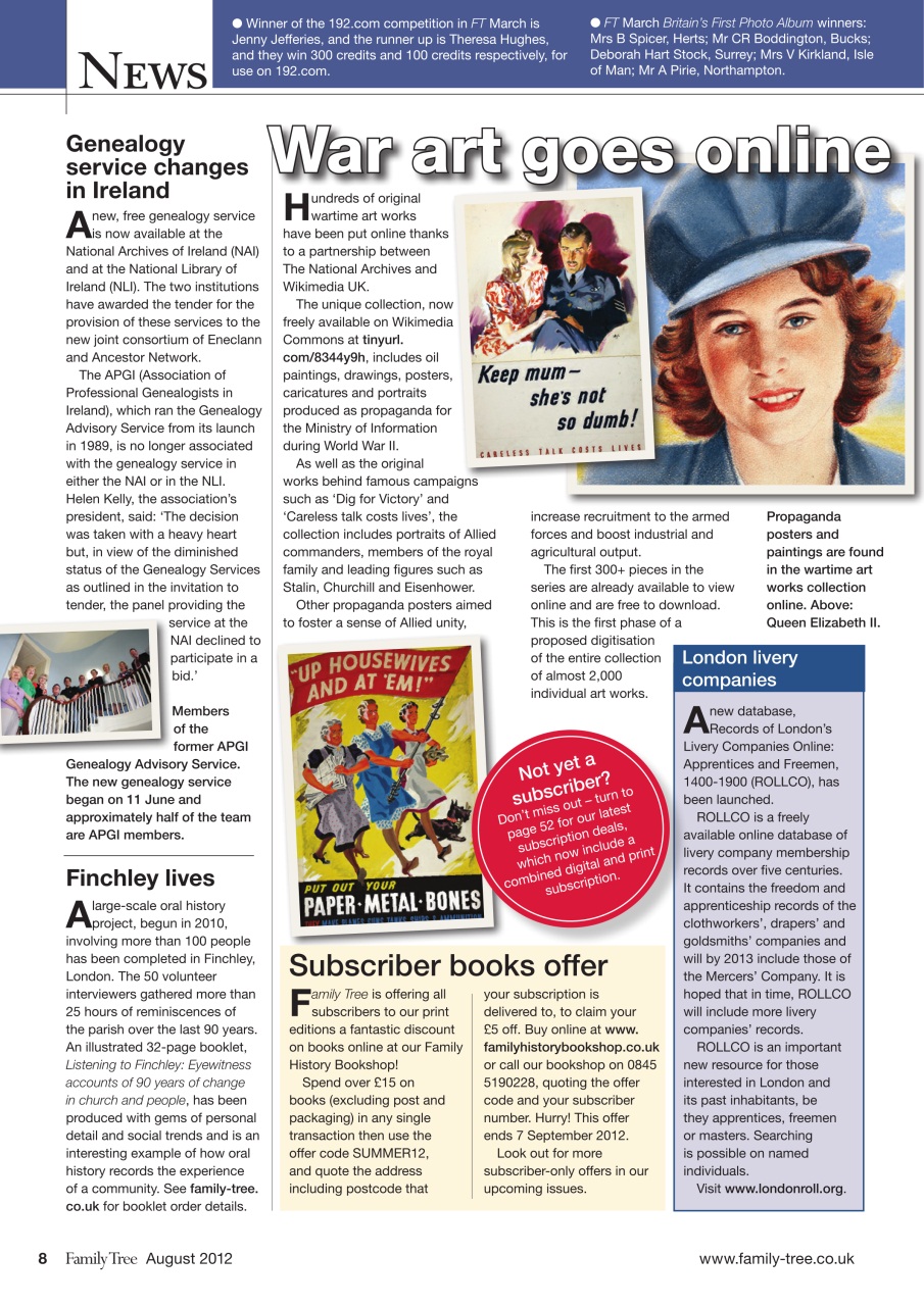 Family Tree Preview Pages