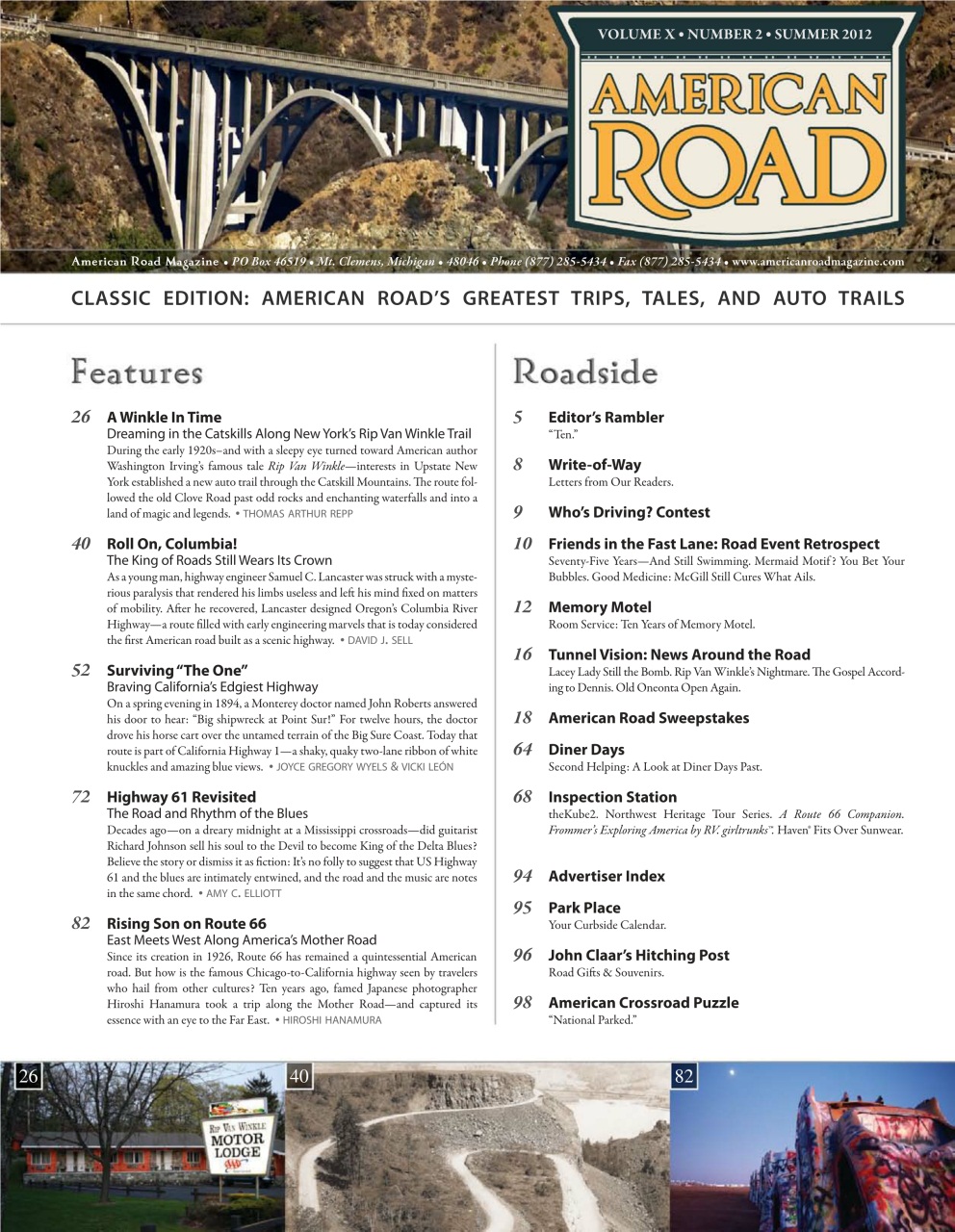 American Road Preview Pages