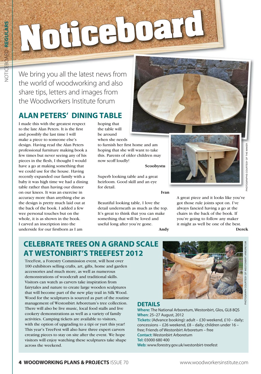 Woodworking Crafts Magazine Preview Pages