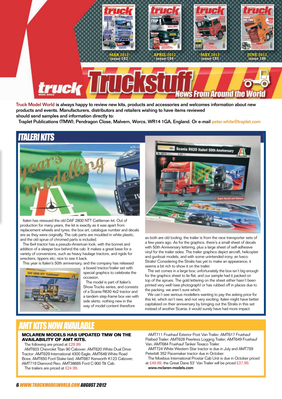 Model Car Truck Motorcycles World Preview Pages