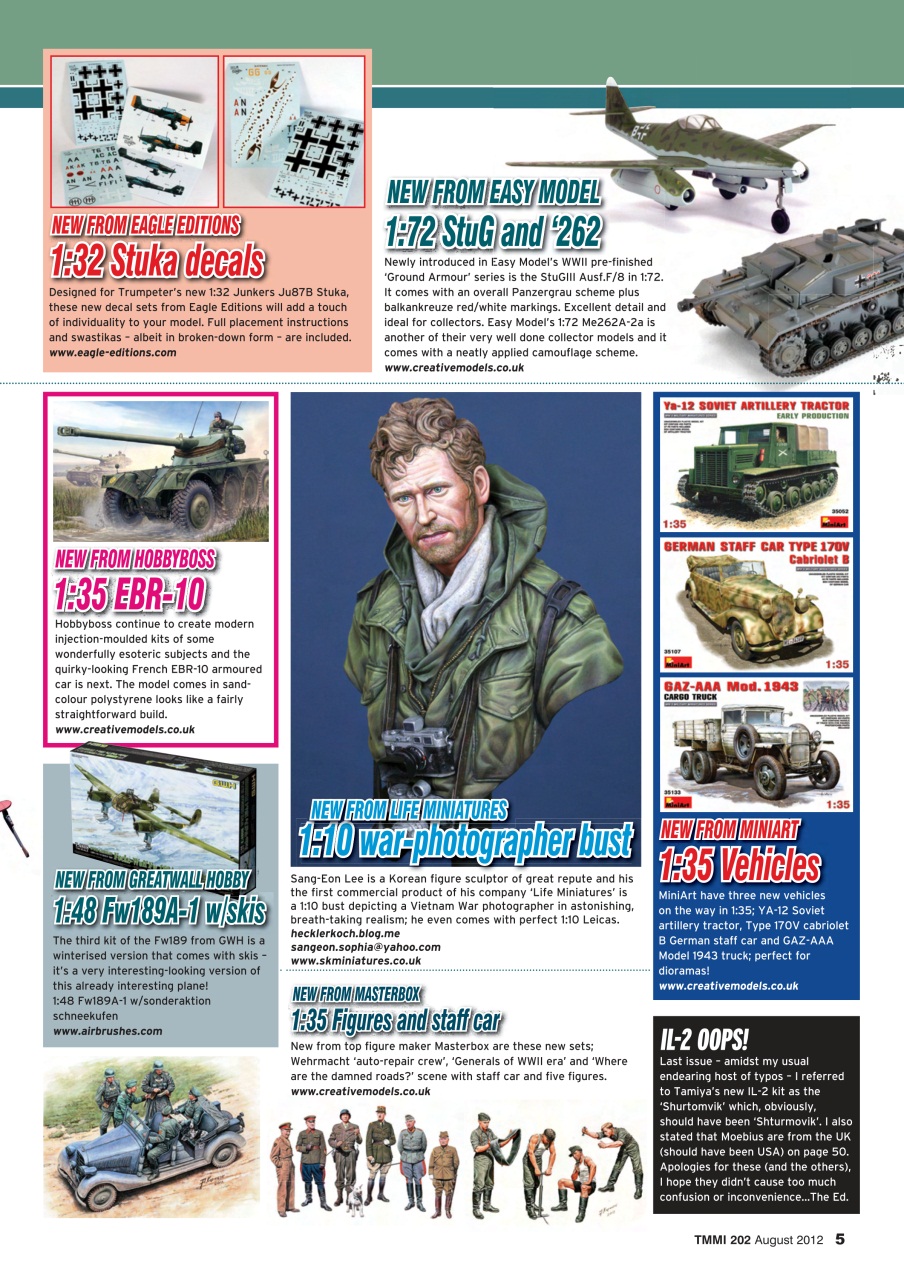 Tamiya Model Magazine Preview Pages