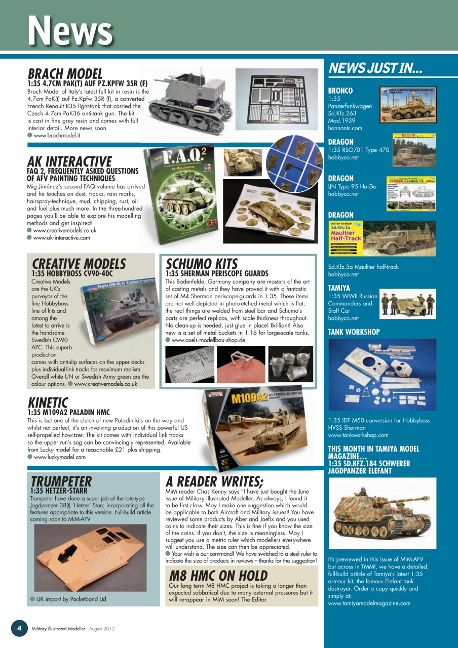 MIM: AFV Edition Preview Pages