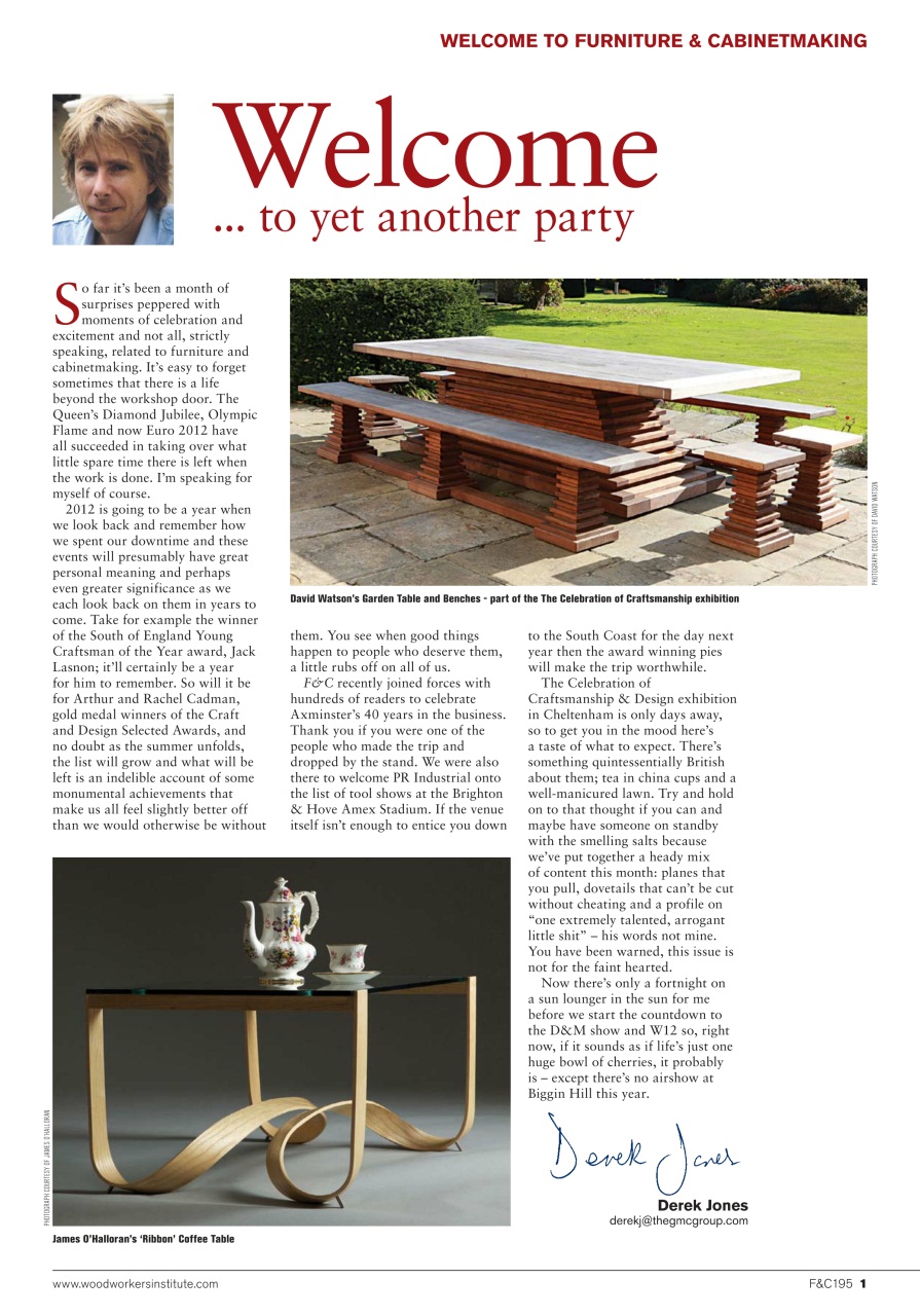 Furniture & Cabinetmaking Preview Pages
