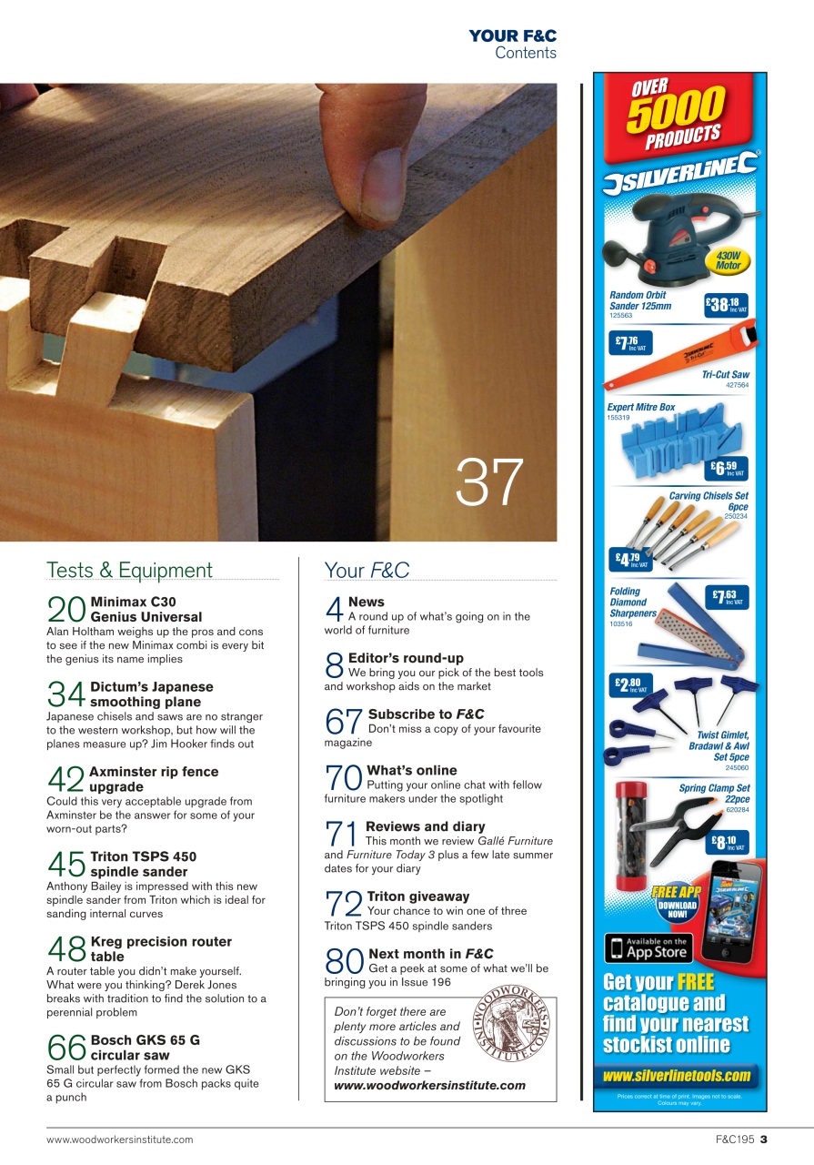 Furniture & Cabinetmaking Preview Pages