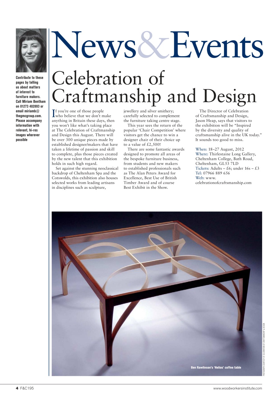 Furniture & Cabinetmaking Preview Pages