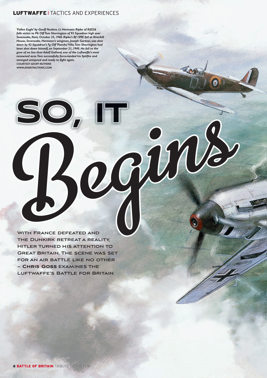 Battle of Britain Preview Pages