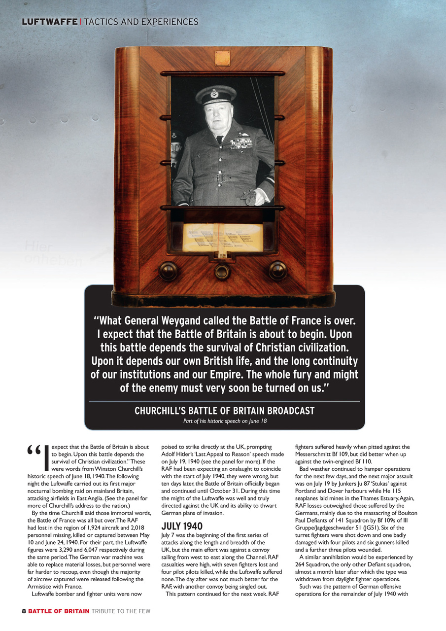 Battle of Britain Preview Pages
