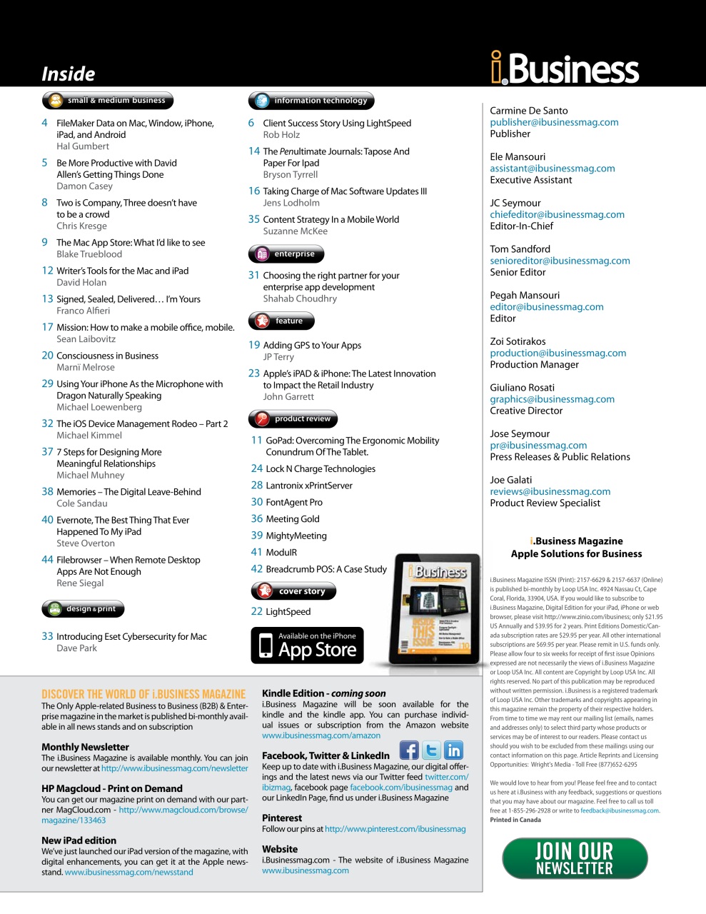 I.Business Preview Pages