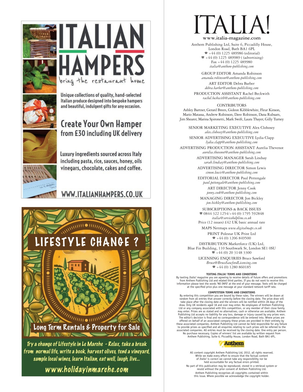 Italia! Preview Pages