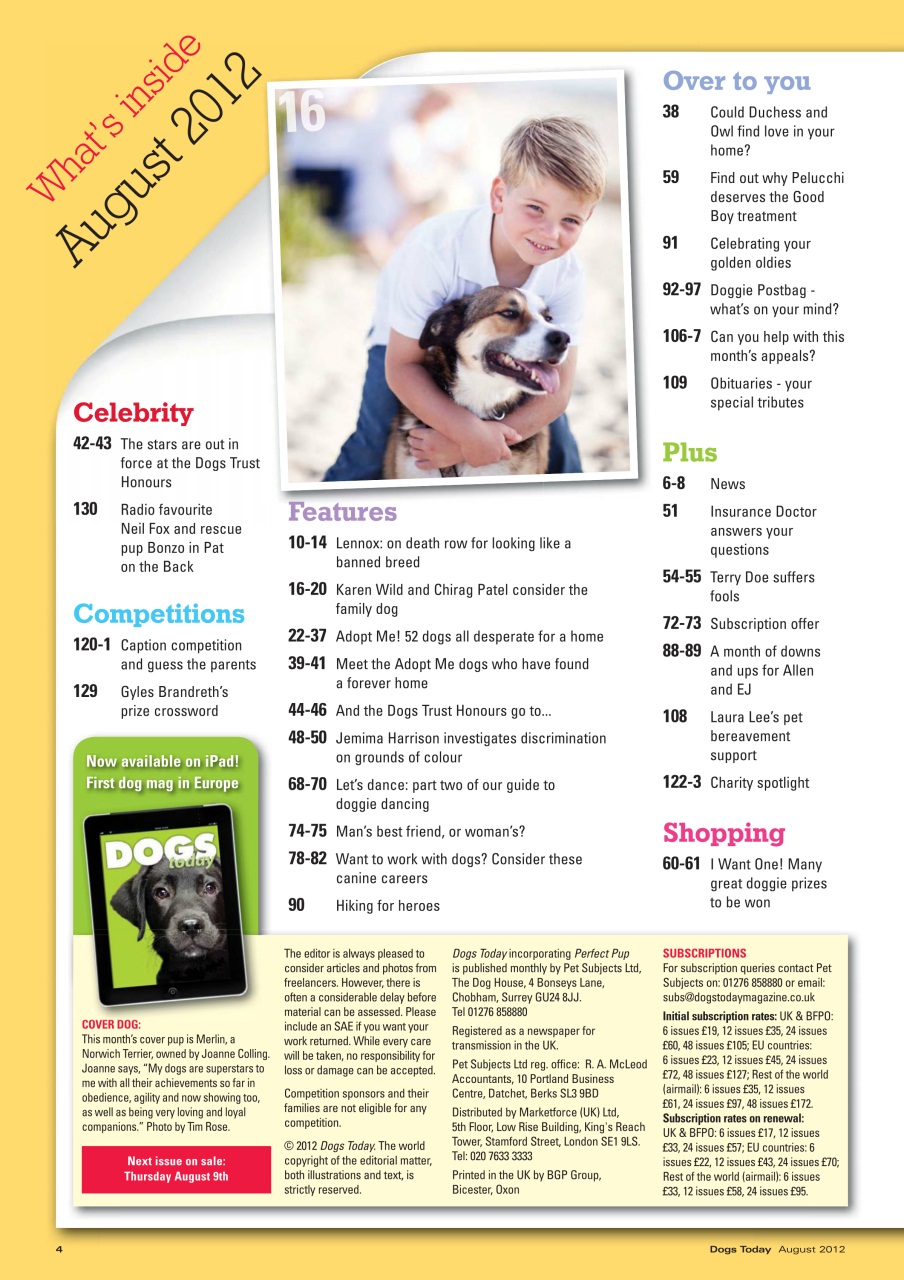 Dogs Today Magazine Preview Pages
