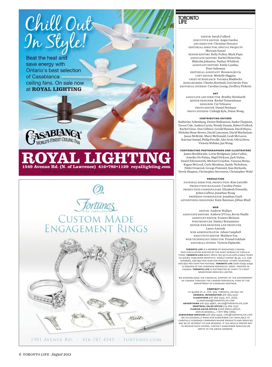 Toronto Life Preview Pages