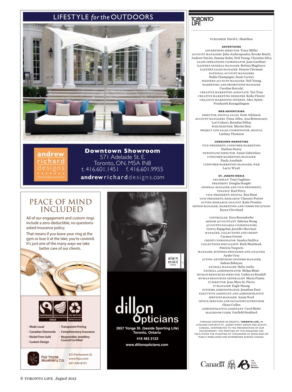 Toronto Life Preview Pages