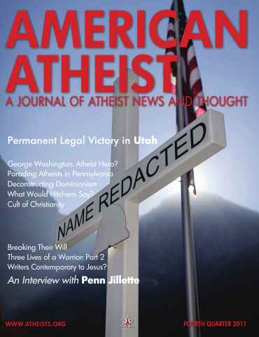 American Atheist issue 4th Quarter 2011