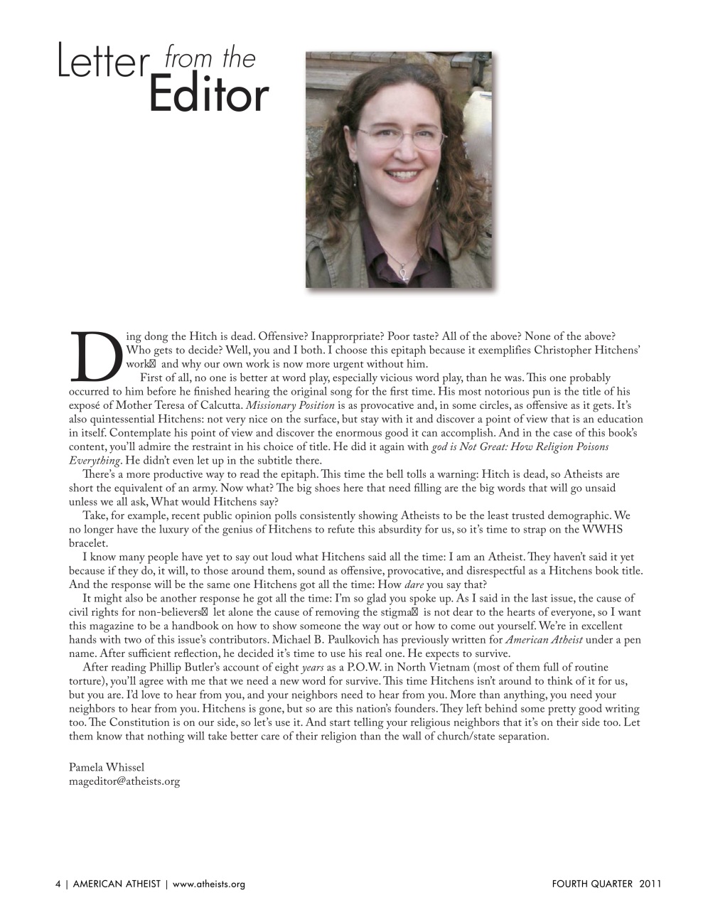 American Atheist Preview Pages