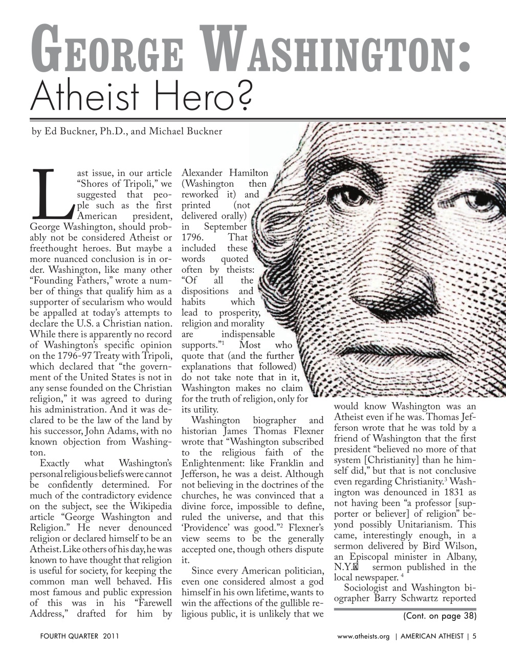 American Atheist Preview Pages