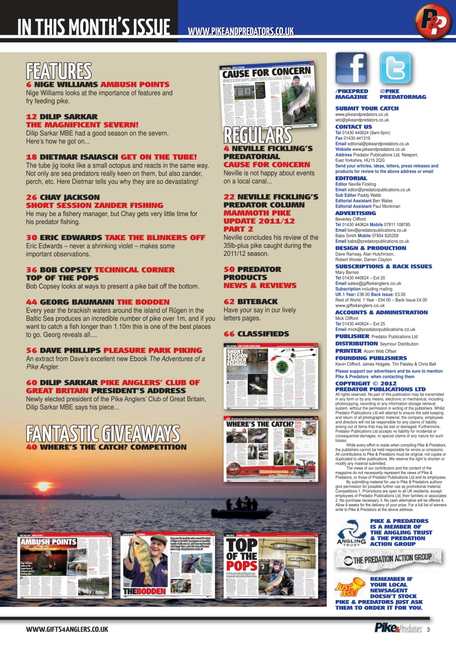 Pike & Predators Preview Pages