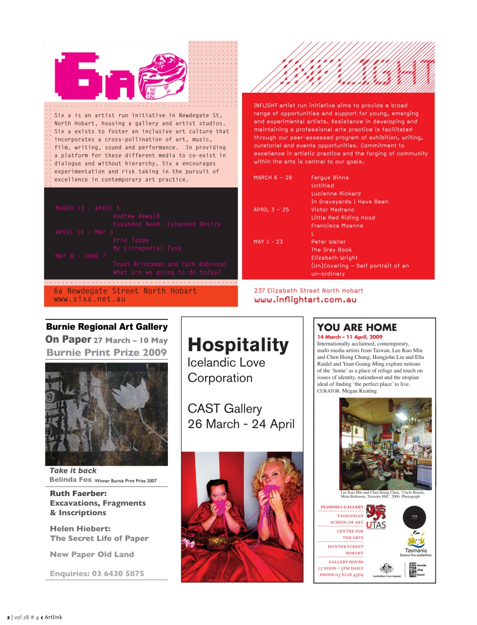 Artlink Magazine Preview Pages