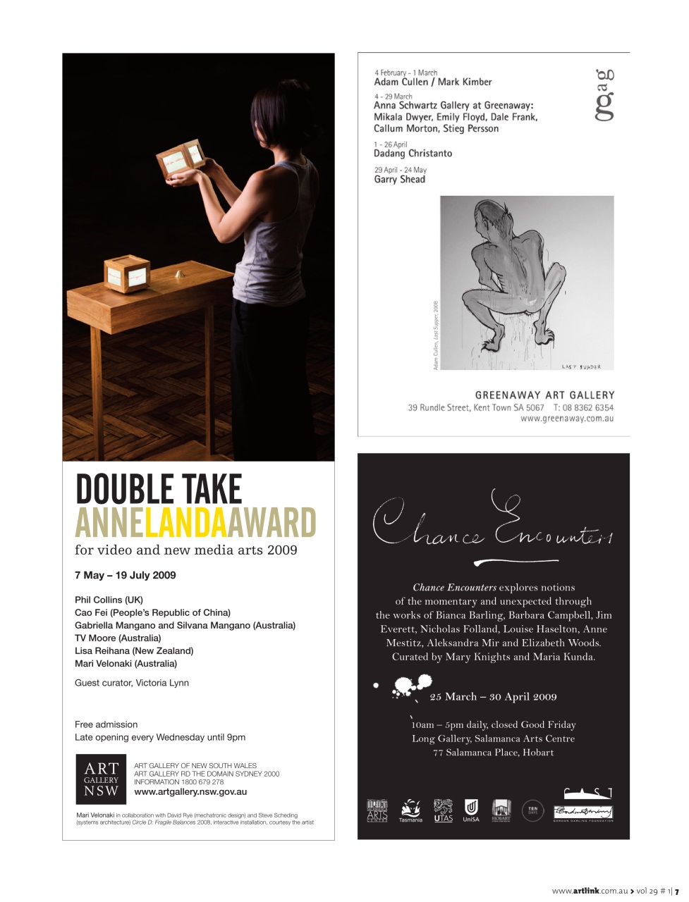 Artlink Magazine Preview Pages