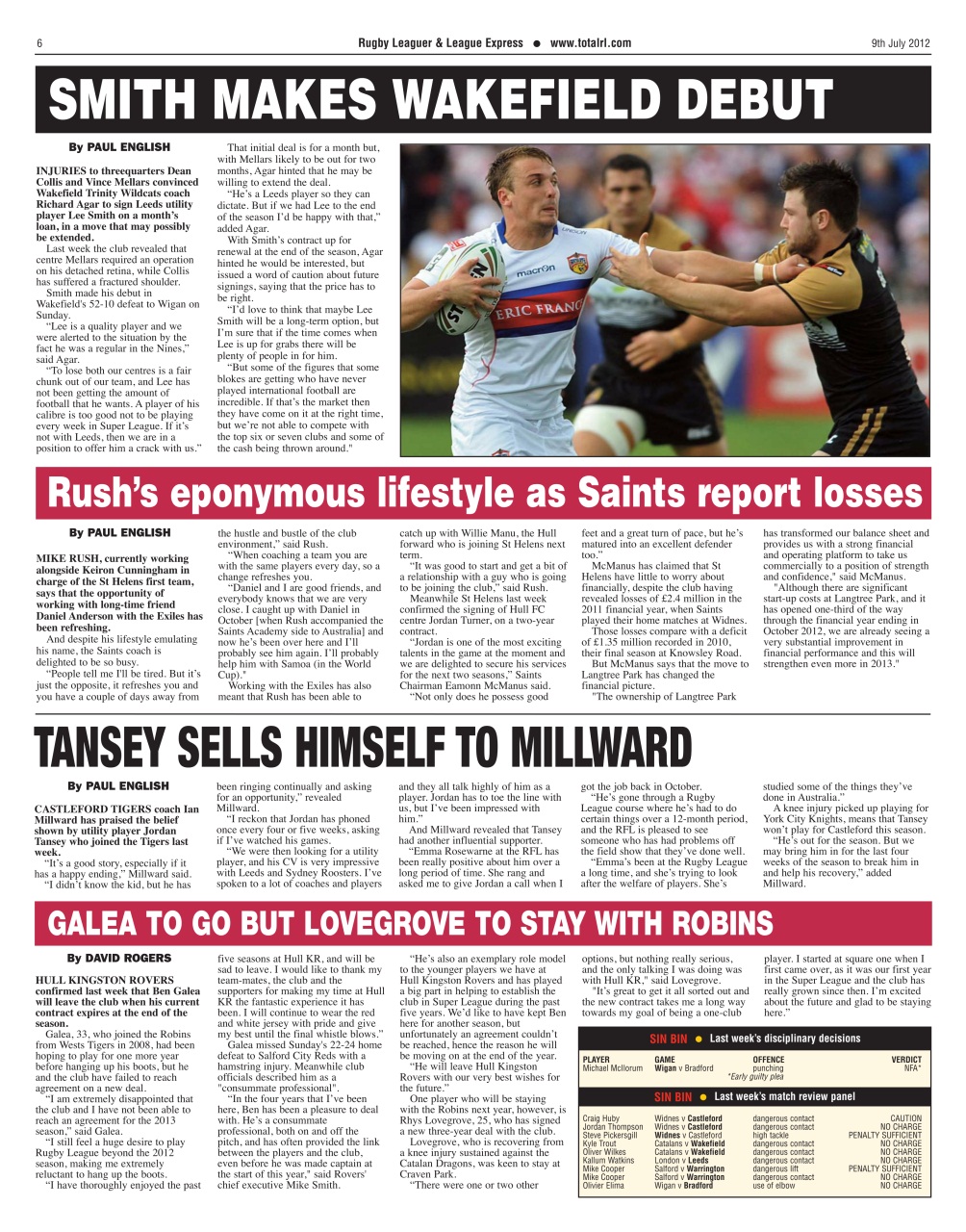 League Express Preview Pages