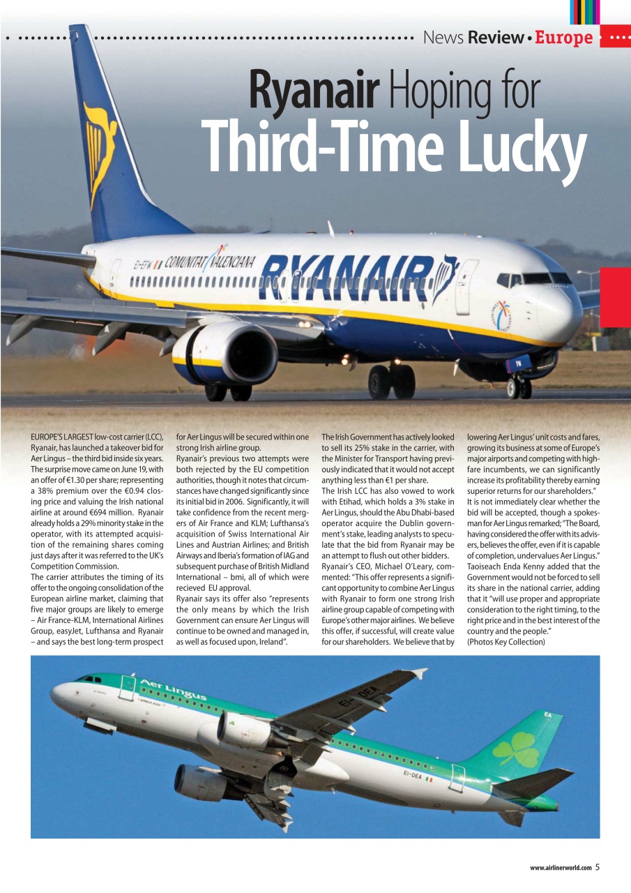 Airliner World Preview Pages