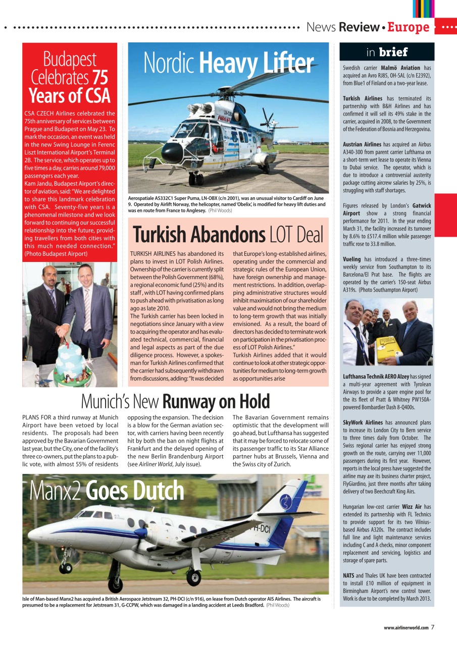 Airliner World Preview Pages