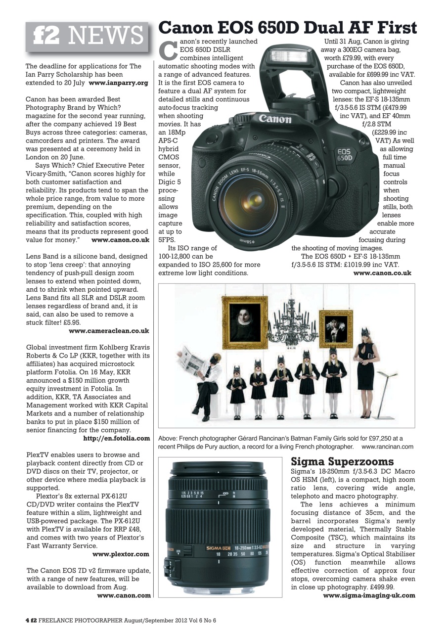 f2 Cameracraft Preview Pages