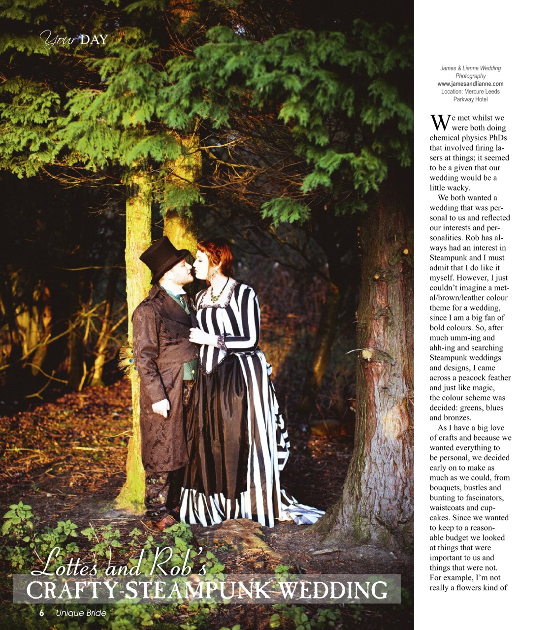 Unique Bride Preview Pages