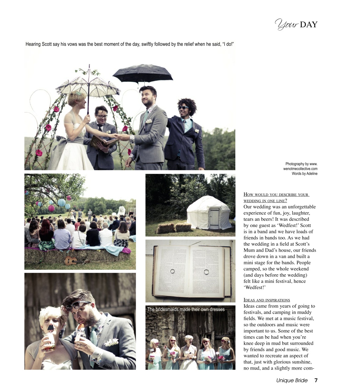 Unique Bride Preview Pages