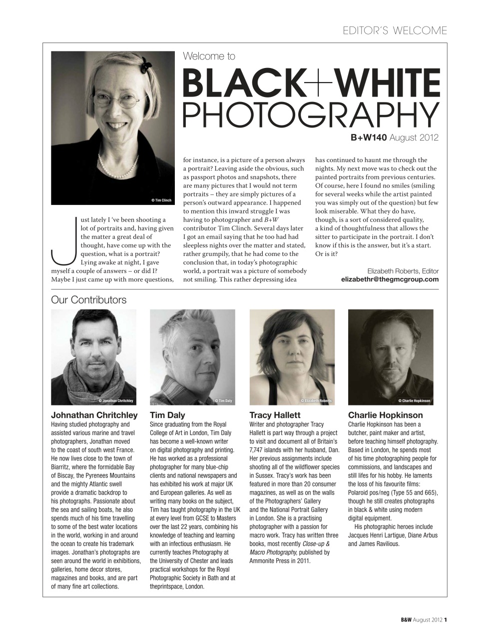 Black+White Photography Preview Pages
