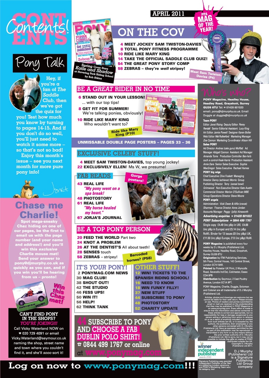 Pony Magazine Preview Pages