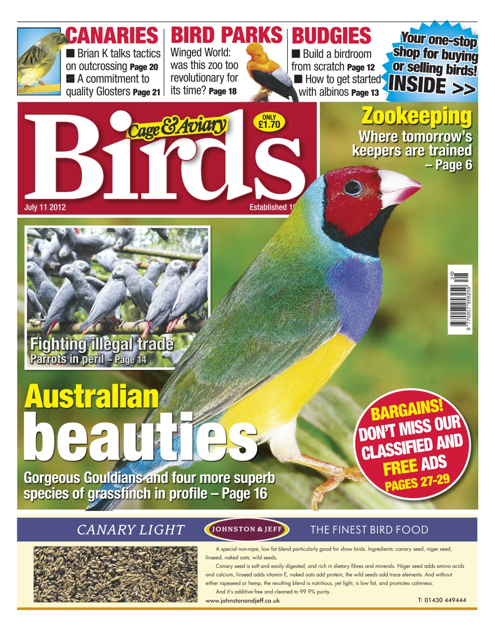 Cage & Aviary Birds Preview Pages