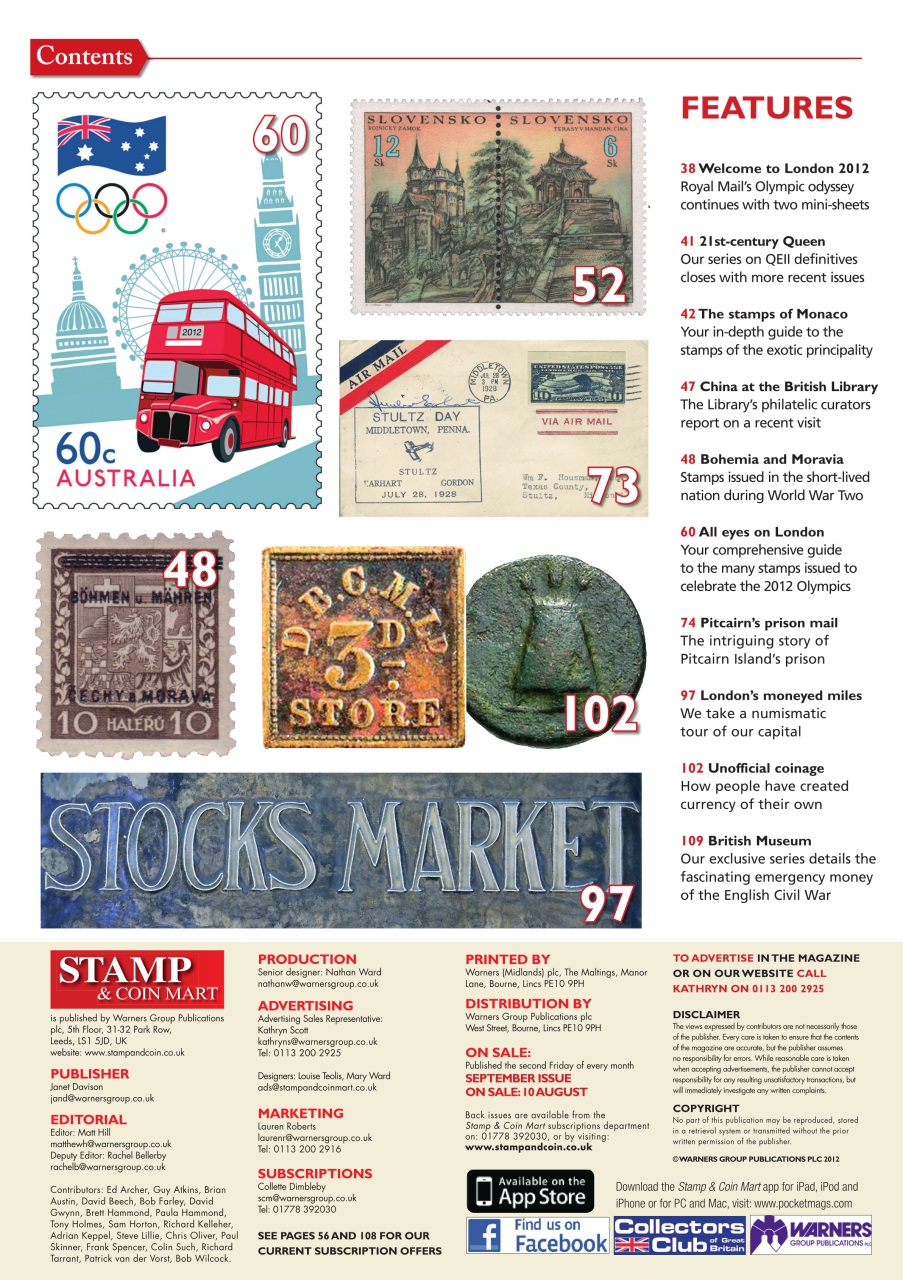 Stamp Collector Preview Pages