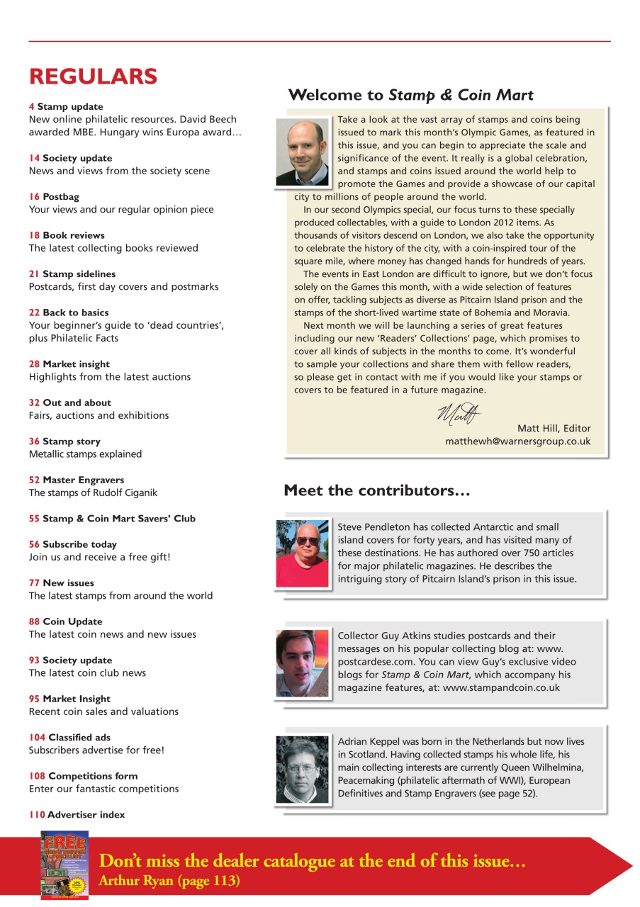 Stamp Collector Preview Pages