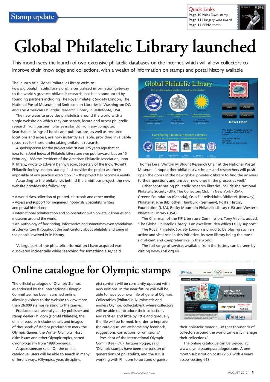 Stamp Collector Preview Pages