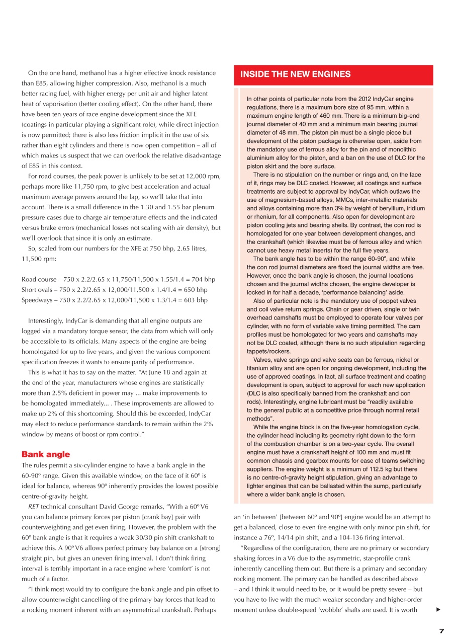 Race Engine Technology Preview Pages